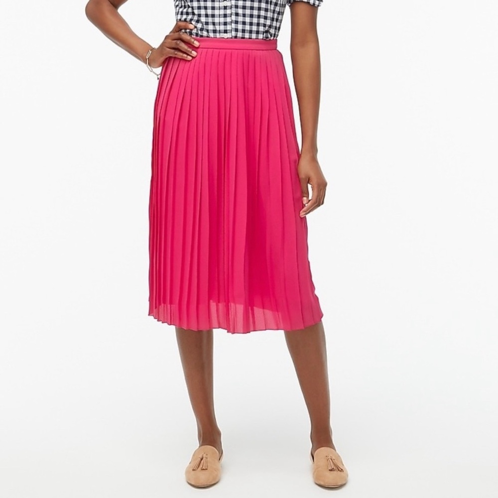 J CREW FACTORY PLEATED SKIRT